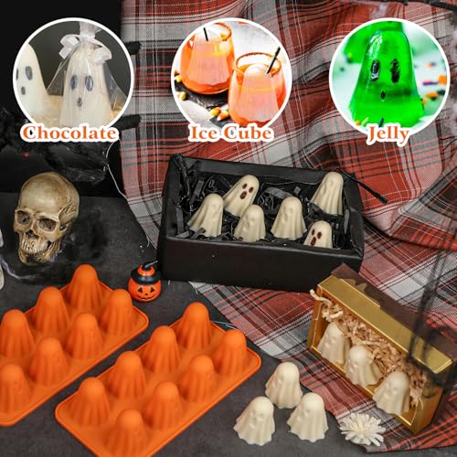 Kamehame Ghost Silicone Molds - 2 Pack Halloween Candy Molds