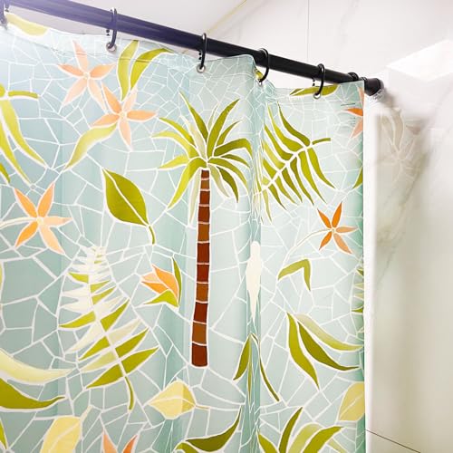 Venupple Spring Tension Rod Holder for Shower Curtain Rods - Variation 2, 2.15 in Wide