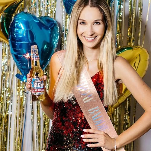 Glitter 21st Birthday Baddie Sash for Women and Men