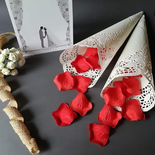 150 Pcs 6 Inch White Lace Paper Doilies for Parties & Events