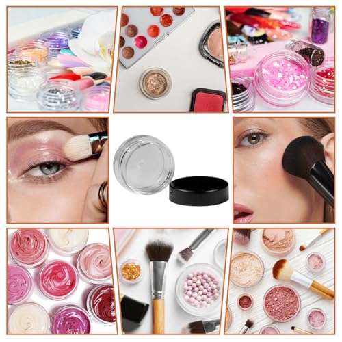 Small Travel Containers 5ml - 20 Pcs Mini Cosmetic Sample Jars with Lids and Spatulas