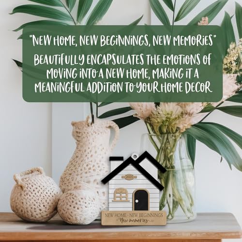2025 New Home Christmas Ornament - Wooden House Keepsake