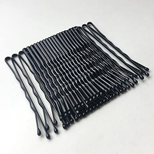 Reazana 200 Pcs Black Bobby Pins with Case - Secure Hold Hair Styling