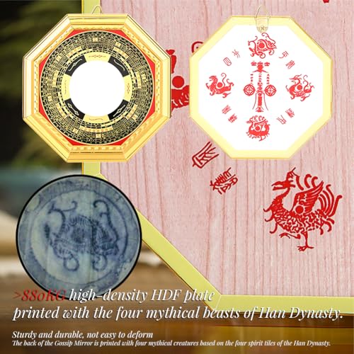 Feng Shui Bagua Mirror - Chinese Convex Protection Wall Decor
