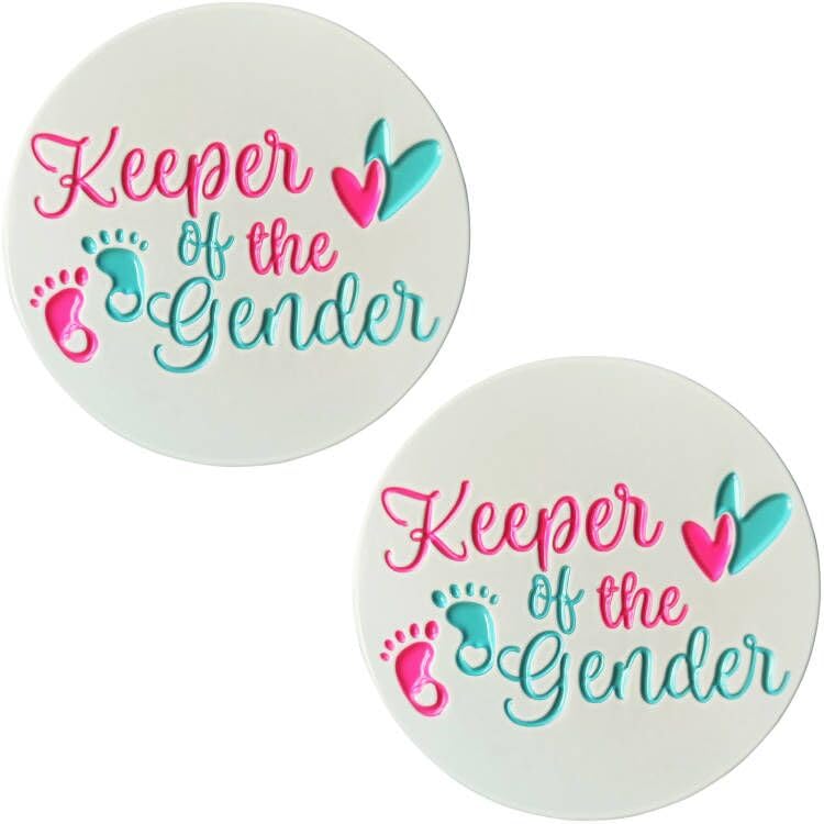 Arturbo Gender Reveal Enamel Lapel Pins - Team Boy Girl Badges