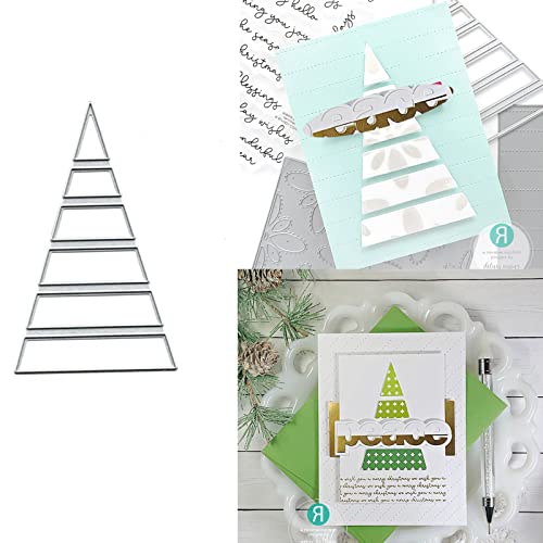 Triangular Metal Cutting Dies for Scrapbooking & Card Making