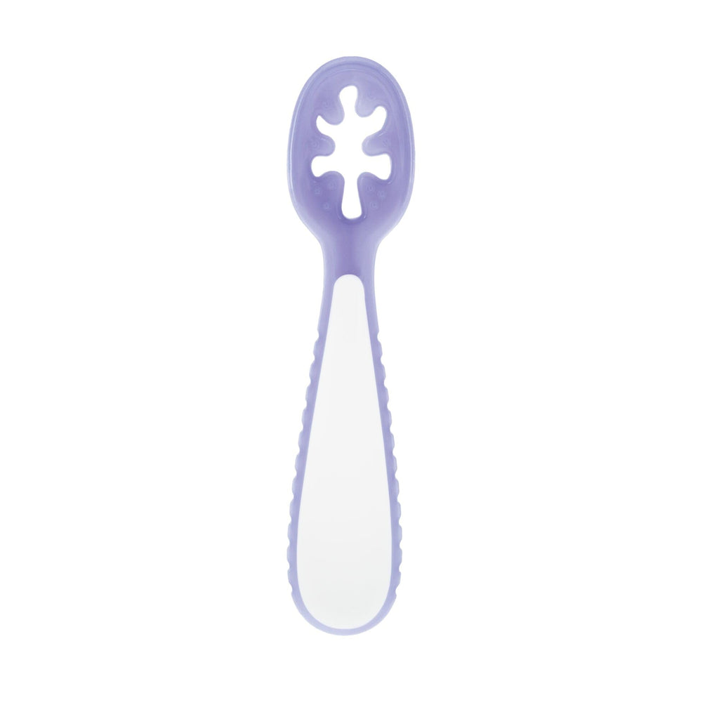 Nuby Baby's First Spoons Set - (3-Pack) Feeding Utensils for Babies - 6+ Months - Pink/Aqua/Purple