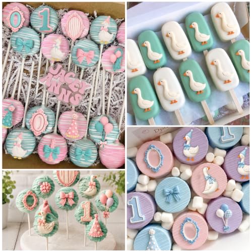 Kitchcozy Goose Silicone Fondant Mold - First Birthday Cake Decoration