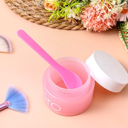 Tucnoeu 9-Piece Pink Facial Spatula Set for Skincare and Makeup