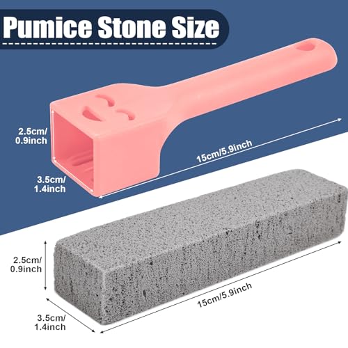 Navona 8-Pack Pumice Stone Cleaning Sticks with Handles