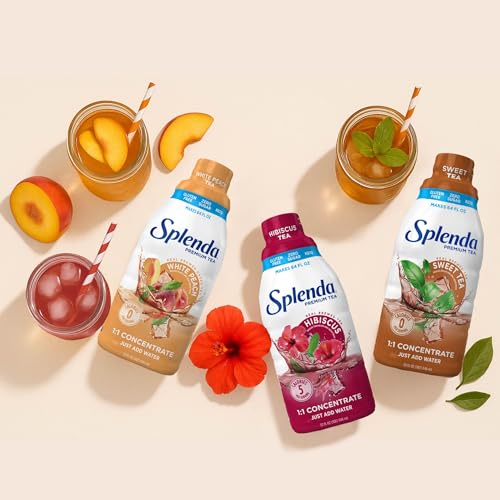 SPLENDA Premium Hibiscus Tea Concentrate, Sugar-Free, 32 Fl Oz