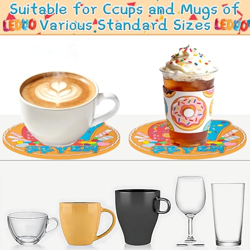 Viral 67 Meme Drink Coasters Set of 2 | Silicone Tabletop Protectors