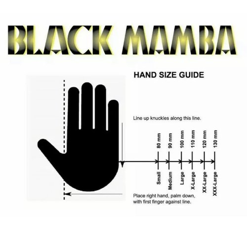 BLACK MAMBA Powder Free Industrial Strength Nitrile Gloves With Raised Torque Grip 100 Glove Box (Large)