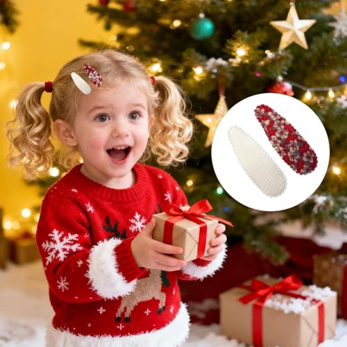GIYAWA 42 Pcs Floral Non-Slip Snap Hair Clips for Baby Girls & Toddlers