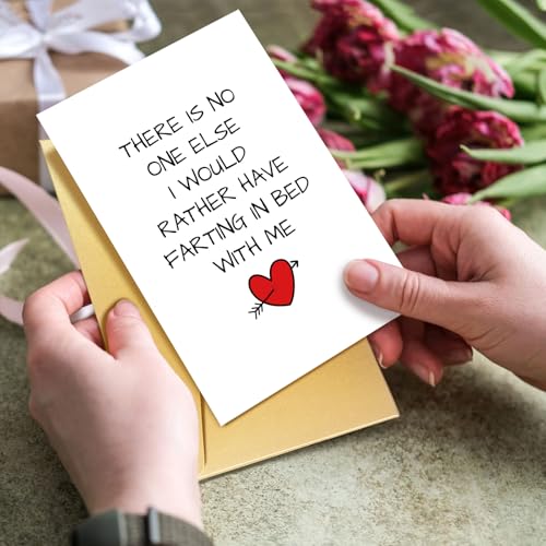 Funny Farting Birthday Card for Husband or Wife - Humorous Greeting Card