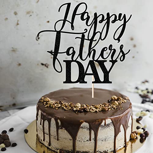 Happy Father's Day Cake Topper - Dad Birthday Decoration