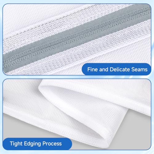 Teskyer 6 Pcs Mesh Laundry Bags Set for Delicates - 6 Sizes (1XXL, 1XL, 1L, 1M, 1S, 1Bra)