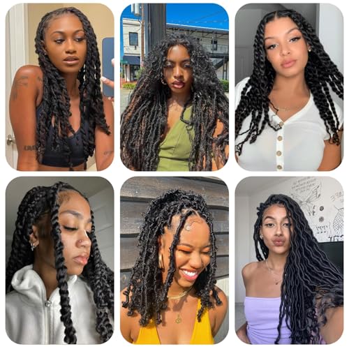 Springy Afro Twist Hair 6 Inch 7 Packs Pre-Fluffed Marley Hair