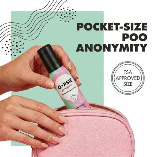 Oopsie Poopsie Berry Fresh Toilet Spray - 2 Fl Oz Travel Deodorizer