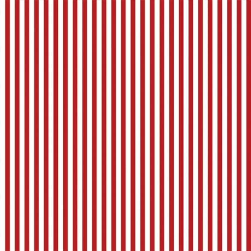 GLOW4U Red Striped Peel and Stick Wallpaper - 17.7x117 Inches