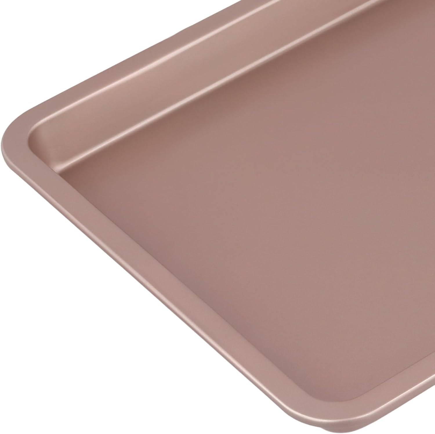 Sheutsan Gold Baking Sheet Pan - 4 Pack Carbon Steel Oven Trays, 13 x 9 x 1 Inch for Cookies & Roasting