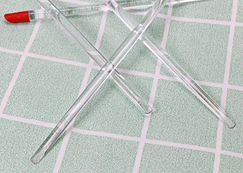 Nail Cuticle Pusher 4 Pack with Soft Red Rubber Tip & Plastic Handle