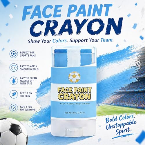 Argentina Flag Face Paint Stick - Waterproof Sports & Fan Stick