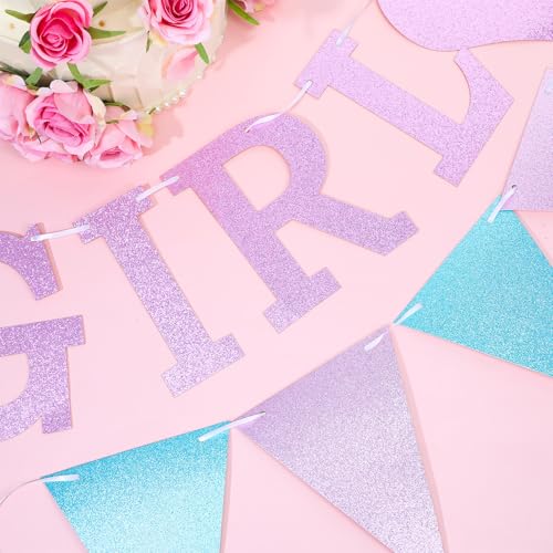5ft Gender Reveal Banner - Blue & Pink Baby Shower Decor