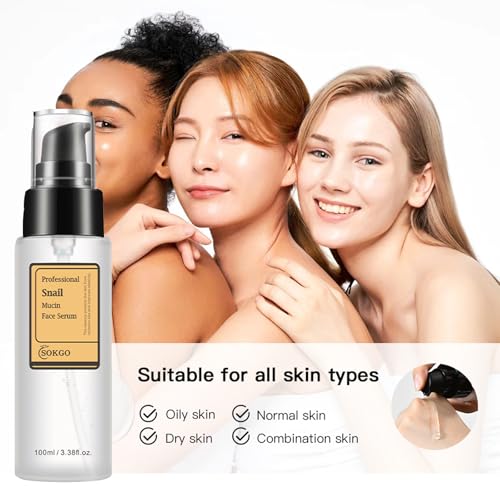 Fovcos Snail Mucin Repairing Essence & Hydrating Facial Serum