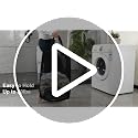 HOUSE AGAIN Black 70L Collapsible Mesh Laundry Hamper with Steel Frame & Handles
