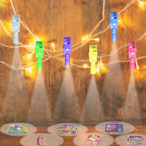 24PCS 80s Finger Lights Party Favors - Neon Glow Designs