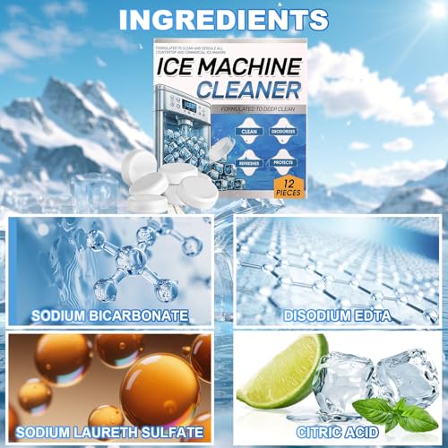 Universal Ice Machine Cleaner & Descaler Tablets - 24/36 Count