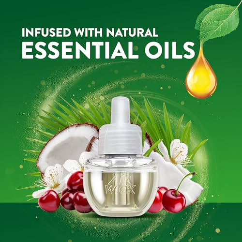 Air Wick Paradise Retreat Scented Oil Refill, 2ct - Essential Oils