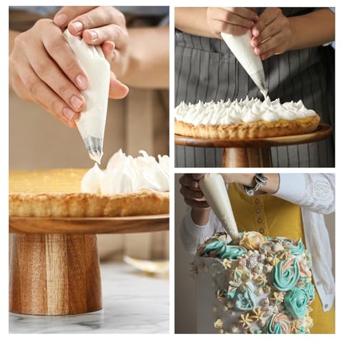 6 Pack Piping Bag Couplers - Reusable Plastic Cake Decorating Set