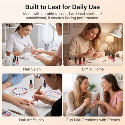 Gjinxi Dual-Tipped Nail Art Sculpture Pen & 3D Picker Tool