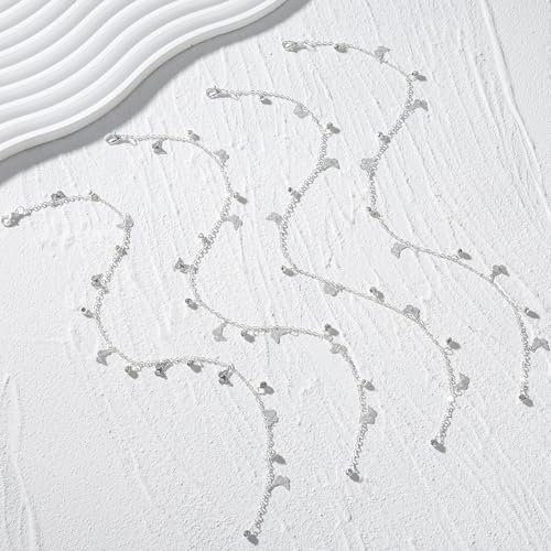 FRESHME Hair Chain Jewelry for Women 4 Pcs Boho Butterfly Hair Charms