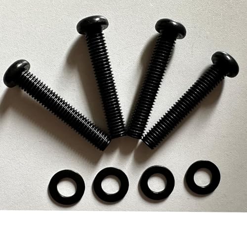 KUNHEHO M8 x 30mm Matte Black Screws for Samsung TV Mounting