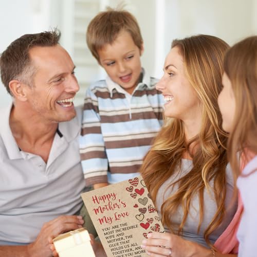 Happy Mother's Day Card for Wife - Heartfelt Greeting Card from Husband