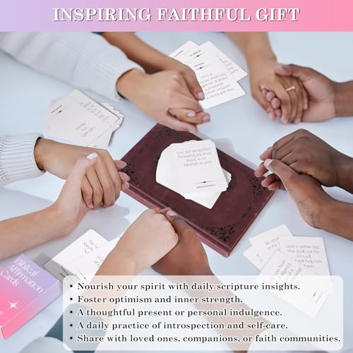 60 Unique Biblical Affirmation Cards for Daily Inspiration