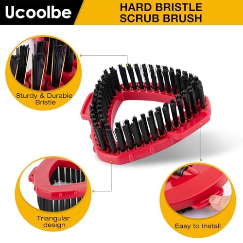 O-Cedar Compatible Spin Mop Scrub Brush Head - Durable Cleaning Tool