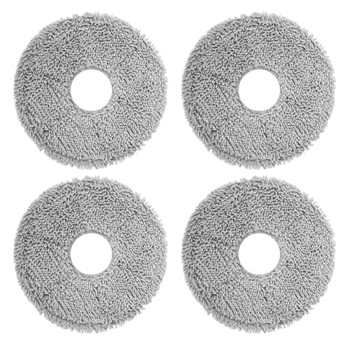 4 Pack Replacement Mop Pads for iRobot Roomba and Dreame Robot Vacuums
