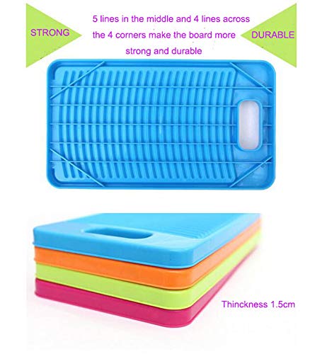 JWCE Mini Plastic Washing Board for Baby Clothes - Blue