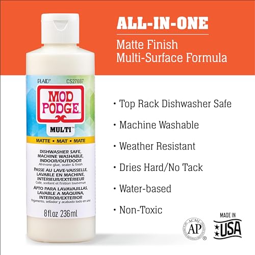 Mod Podge Matte Multi-Surface Glue, Sealer & Finish - 8 oz