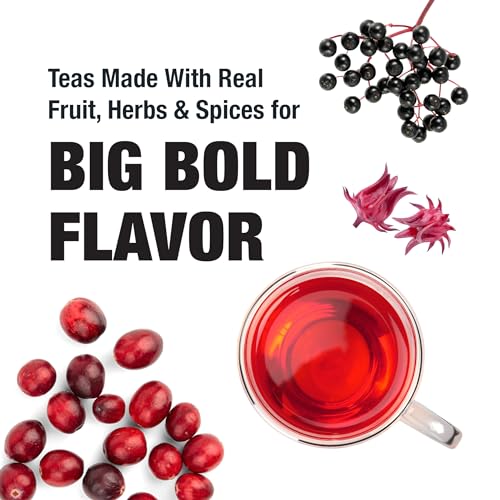 Cranberry Hibiscus Rooibos Tea - Fireberry Loose Leaf Pouch (25 Cups)