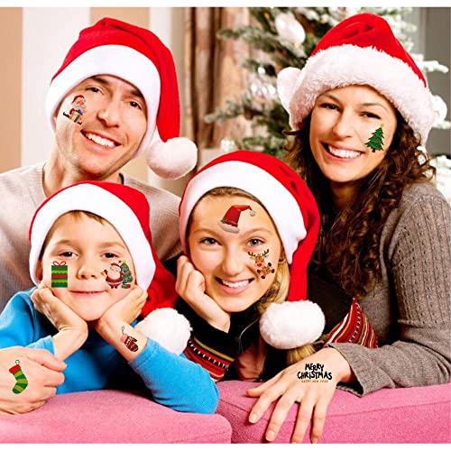 Hohamn 240 PCS Christmas Temporary Tattoos for Kids Party Favors 20 Sheets