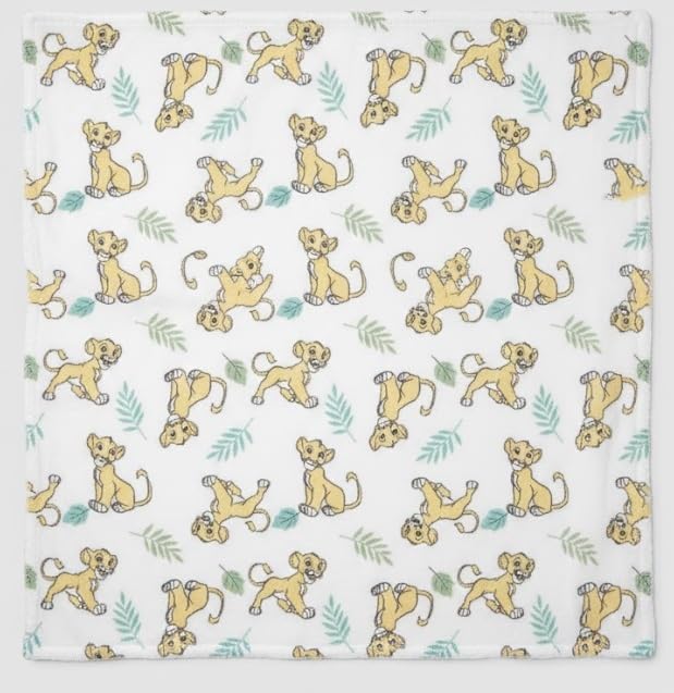Lion King Throw Blanket | Soft Plush Simba Fleece | 30" x 40"
