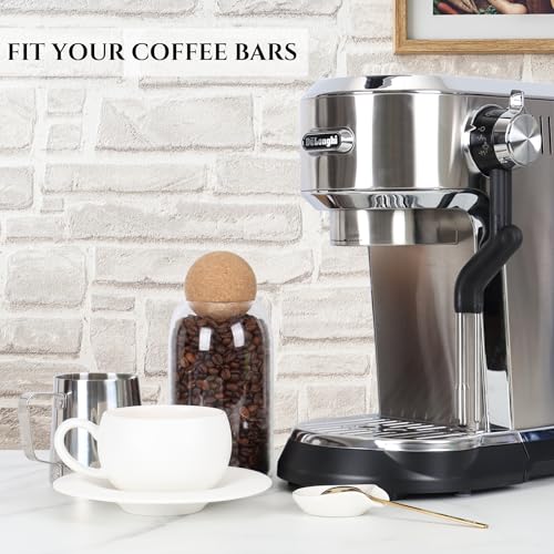 White Ceramic Coffee Spoon Rest - Elegant Coffee Bar Holder