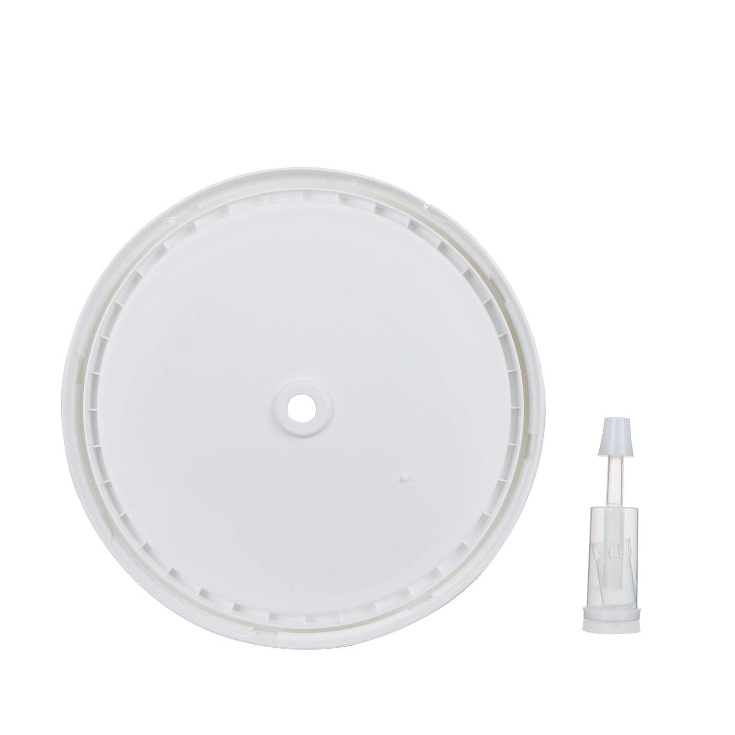 U.S. Solid 2-Pack Plastic Fermenter - 6.5 Gallon Food-Grade Fermenting Bucket Homebrewing Fermentor with Spigot and Airlock
