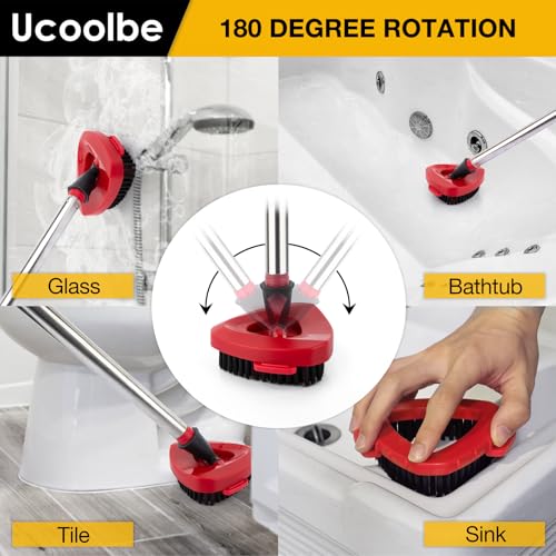 O-Cedar Compatible Spin Mop Scrub Brush Head - Durable Cleaning Tool