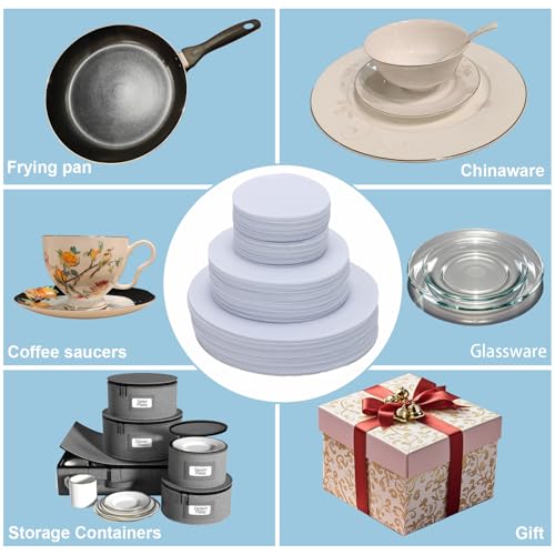 36 PCS Felt Plate Dividers for Cookware Storage - Washable & Reusable